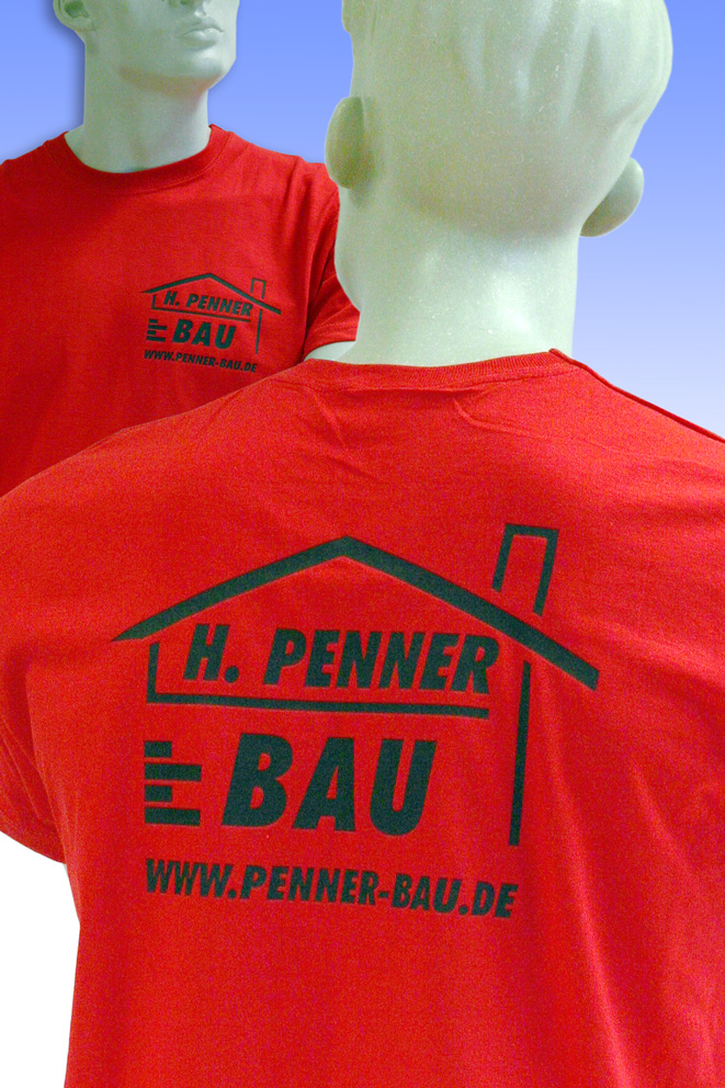 T-Shirt-Penner-Bau